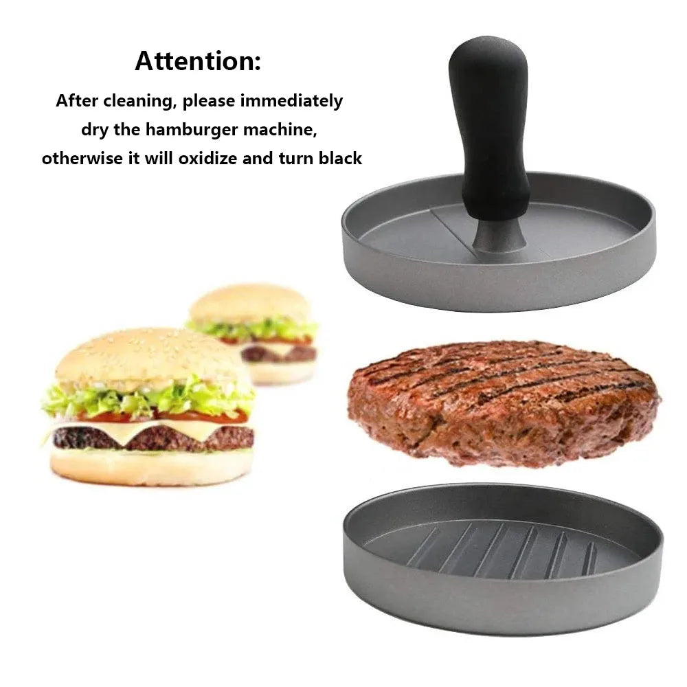 Aluminum Hamburger Patty Maker for BBQ and Grill
