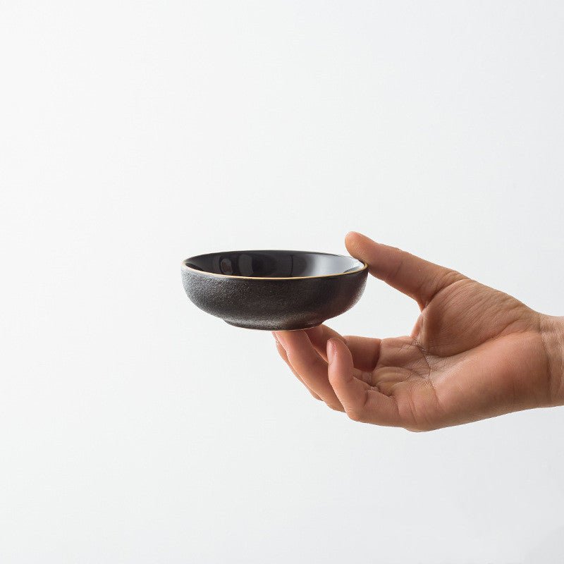 Black Ceramic Tableware Plate Bowl Fruit Plate Phnom Penh - The Stuff Dept