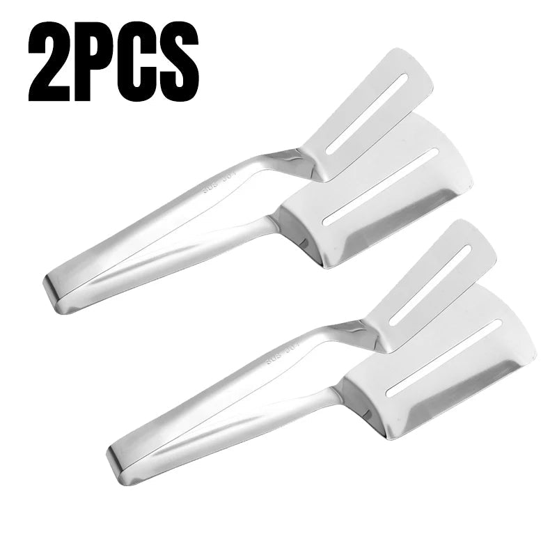 Locking Stainless Steel Kitchen Tongs - The Stuff Dept