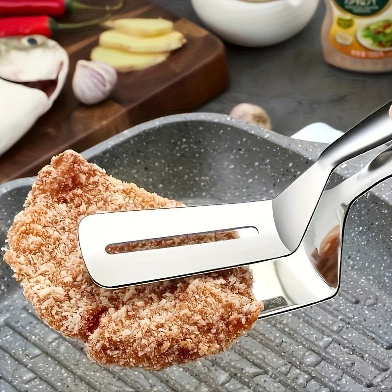 Locking Stainless Steel Kitchen Tongs - The Stuff Dept